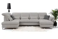 Sedací souprava Giovani do U - látka Urban Provedení: Pravá U, Nožičky: Nožičky kovové - chrom, látka: Urban 2