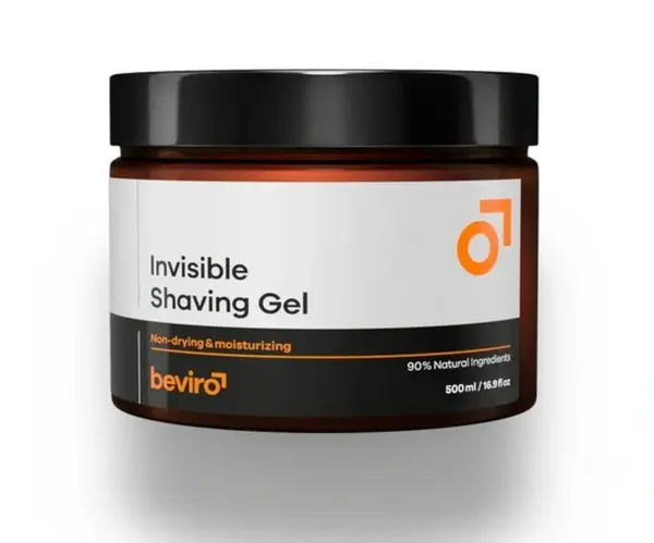 Priehľadný gél na holenie Beviro - 500 ml (BV202) + darček zadarmo