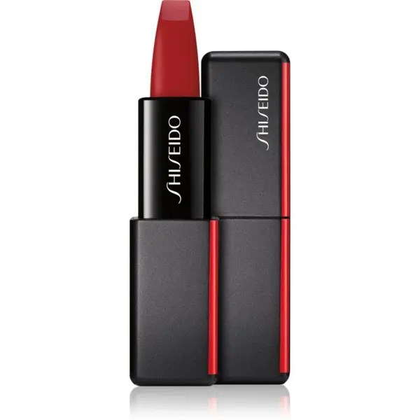 Shiseido ModernMatte Powder Lipstick matná pudrová rtěnka odstín 516 Exotic Red (Scarlet Red) 4 g