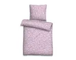 Obliečky seersucker Orchidej 140x200 cm, ružovo-fialové%