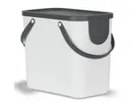 Odpadkový kôš Albula 25 l, biely%