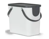 Odpadkový kôš Albula 25 l, biely%