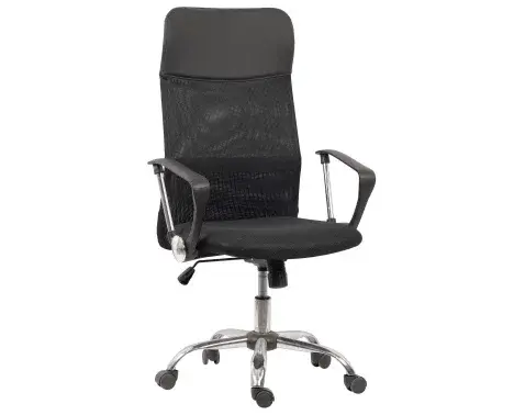 Kancelárske kreslo Mandola, čierna látka%