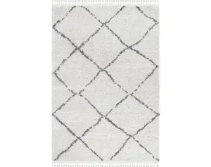 Koberec Boho 160x230 cm, biely%