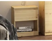 Skrinka /nočný stolík Carlos 40 cm, dub artisan%