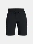 Čierne chlapčenské športové kraťasy Under Armour UA Pennant Woven Cargo Short