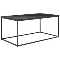 MID.YOU KONFERENČNÍ STOLEK, černá, kov, kompozitní dřevo, 100/60/45 cm