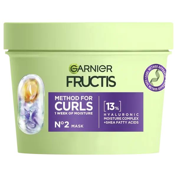 Garnier Fructis Curls Method hydratačná maska na suché vlnité a kučeravé vlasy