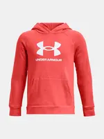 Under Armour Mikina UA Rival Fleece BL Hoodie-RED - Kluci