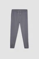DEFACTO Standard Fit Waist Tie Elastic Leg Pocket Basic Plain Jogger Sweatpants A6468ax24sp