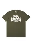 LONSDALE Tričko  olivová / biela