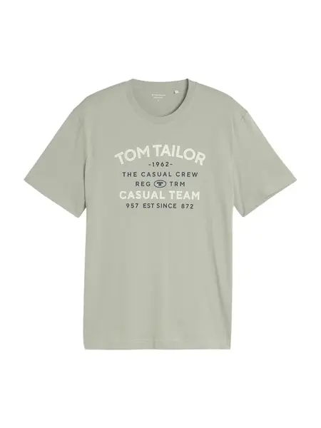 TOM TAILOR Tričko  námornícka modrá / mätová / biela