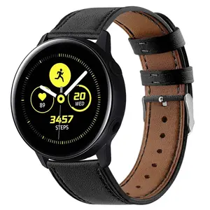 BStrap Leather Italy remienok na Garmin Venu 2 Plus, black