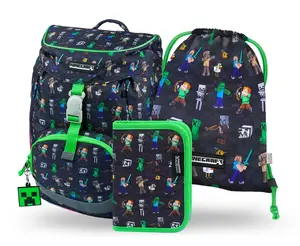 SADA 3 Airy Minecraft: batoh, peračník, vrecko