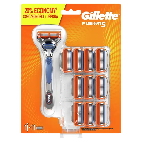 Gillette Fusion Special pack Strojček + 11NH