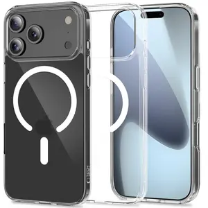 Tech-Protect FlexAir Hybrid MagSafe kryt na iPhone 17 Pro, priesvitný