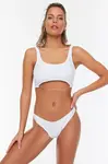 Trendyol White Bralette Chain Accessory, Regular Leg Bikini Set