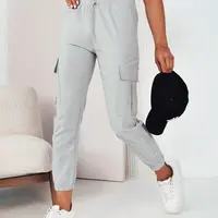 Dámské kalhoty casual MAREN Barva šedá DSTREET