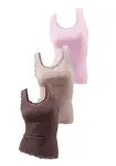 H.I.S Top  béžová / hnedá / ružová