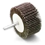 Kotouč lamelový brusný 60 x 30 mm, Ø 6 mm, P80, na stopce