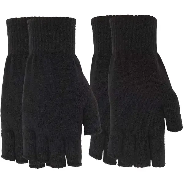 Unisex rukavice Urban Classics Half Finger Gloves 2-Pack