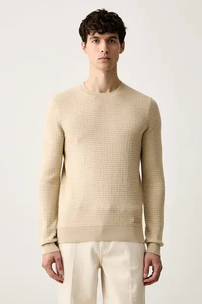 Trussardi svetr pánský s bavlnou