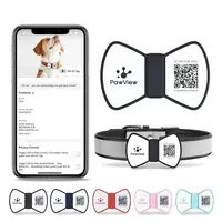 PawView chytrá známka pro psy pánský motýlek - Modrá