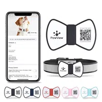 PawView chytrá známka pro psy pánský motýlek - Modrá