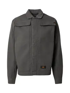 ALPHA INDUSTRIES Prechodná bunda  tmavosivá