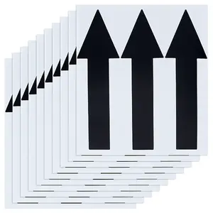 Rectangle Self-Adhesive Arrows Guide Label Sticker Paper