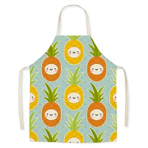 Easter Theme Flax Sleeveless Apron