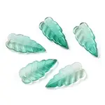 Baking Paint Transparent Glass Petal Beads