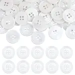 40Pcs 4-Hole Shell Buttons