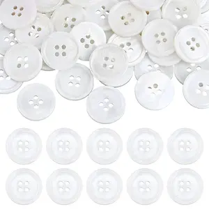 40Pcs 4-Hole Shell Buttons