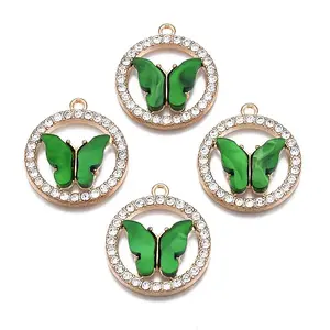 Alloy Rhinestone Pendants