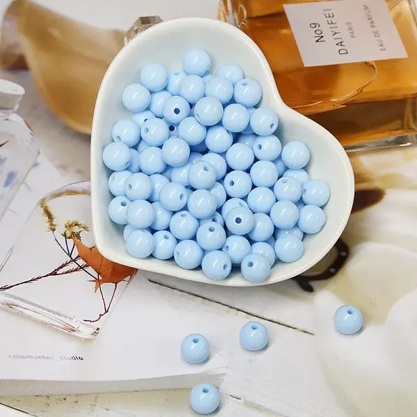 Opaque Acrylic Beads