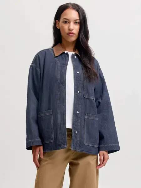 JJXX Prechodná bunda  modrá denim