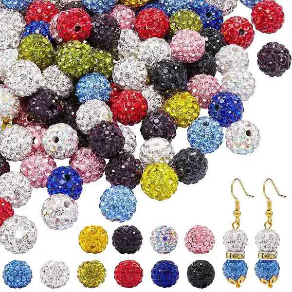 Pave Disco Ball Beads