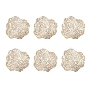Hollow Rose PVC Hot Pads Holders