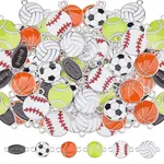48Pcs 6 Styles Alloy Enamel Connector Charms