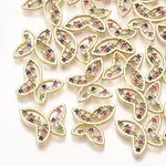 Brass Cubic Zirconia Cabochons