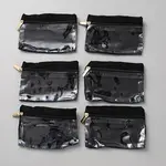6Pcs Rectangle Polyester Jewelry Storage Bags