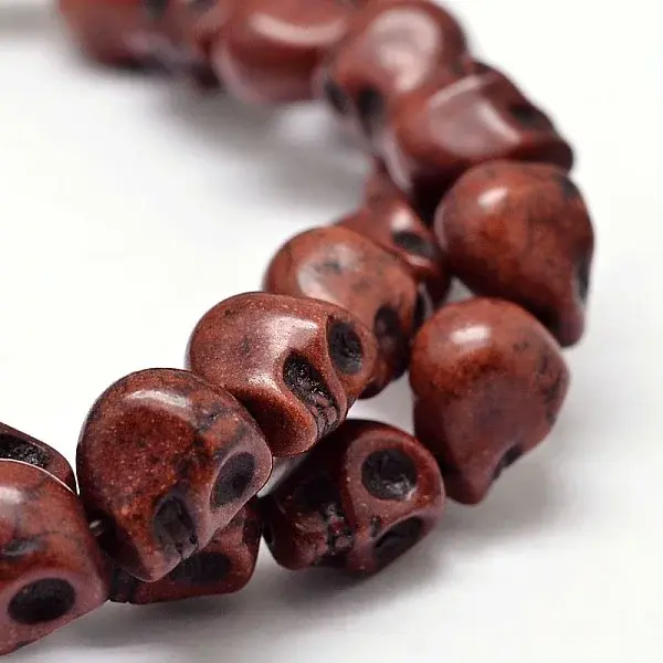 Dyed Synthetic Turquoise Bead Strands