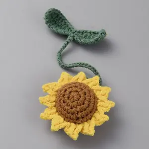 Crochet Sunflower Hanging Ornament