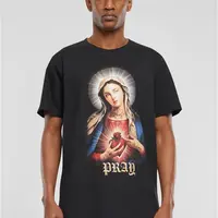 Men's T-shirt Praying Mary black