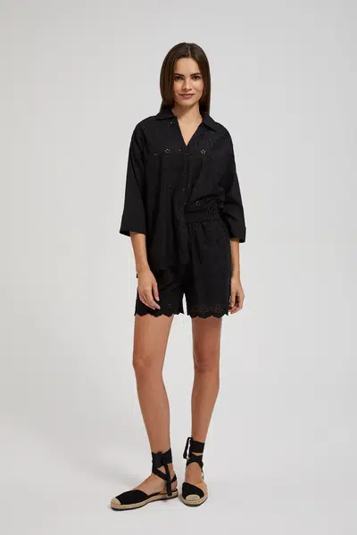 Marisse Women's Shorts L-Sh-4309 Black