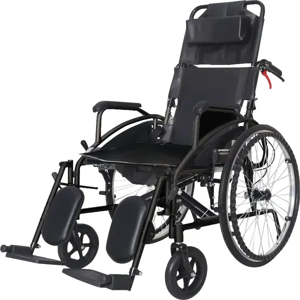 Polohovateľný invalidný vozík - s funkciou ležiacej polohy