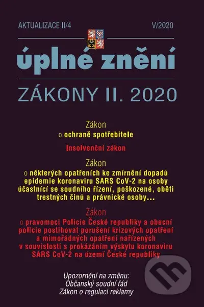Aktualizace II/4 2020 - Zákon o ochraně spotřebitele, Insolvenční zákon