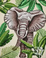 Diamantové malování - Slon