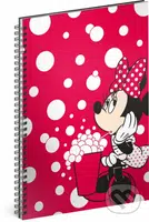 Spirálový blok Minnie – Red (linkovaný, A5)